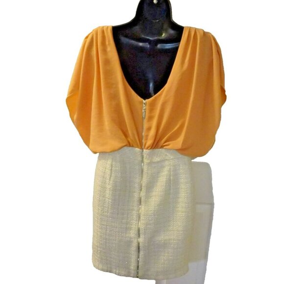 Pre-Loved Magano Size 2 Retro Peaches and Cream Coordinate Set Dress - Picture 3 of 9